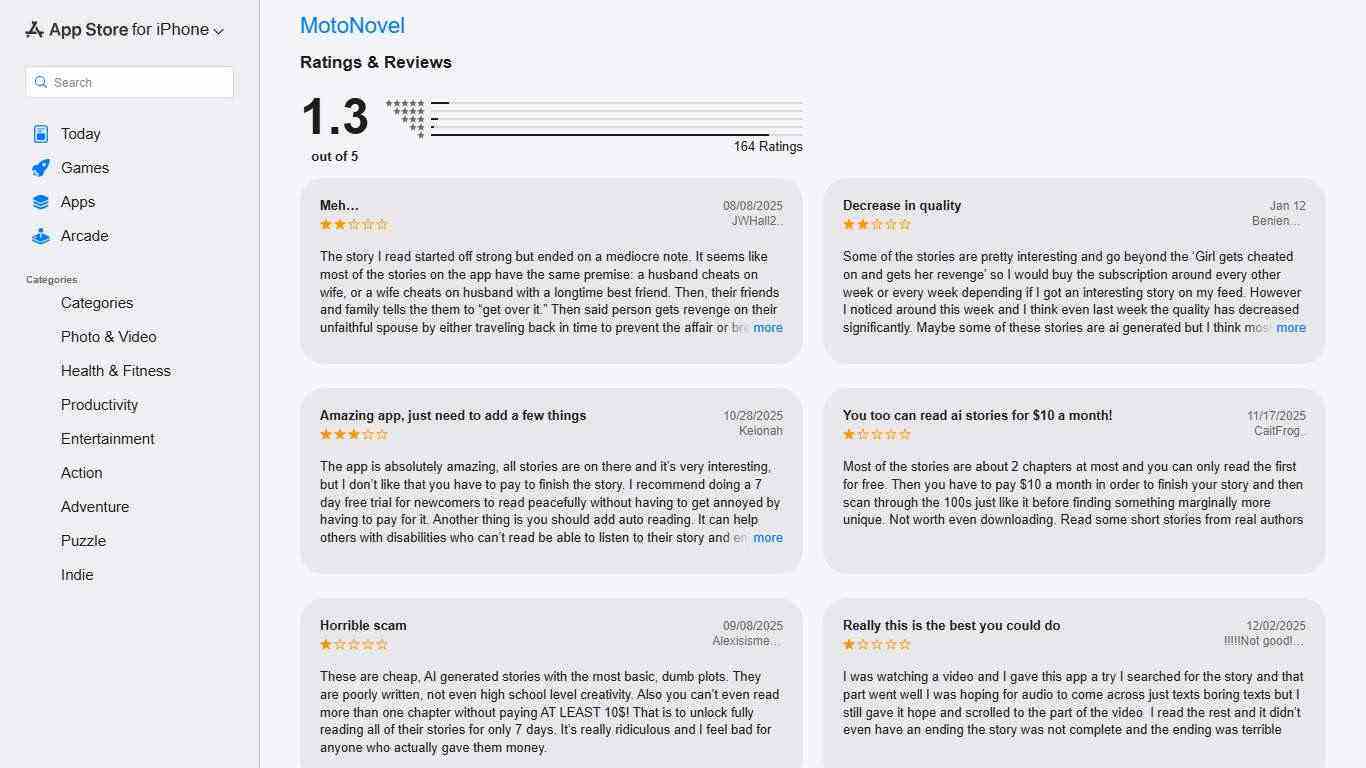 ‎MotoNovel - Ratings & Reviews - App Store